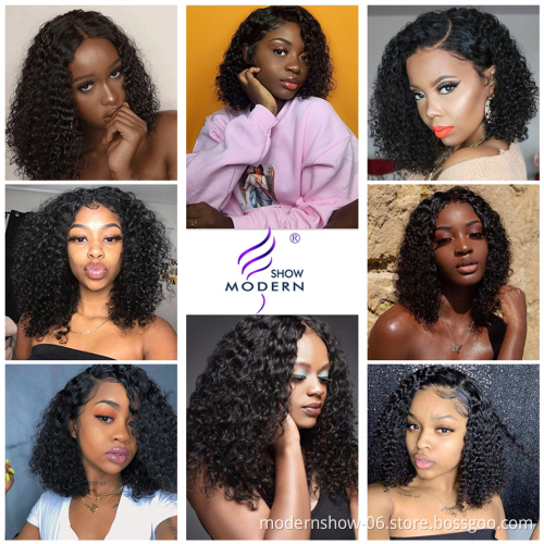 Hd Transparent Human Hair Full Lace Wigs ,  Wholesale Cuticle Aligned  Brazilian Virgin Remy Human Hair Hd Lace Front Wigs